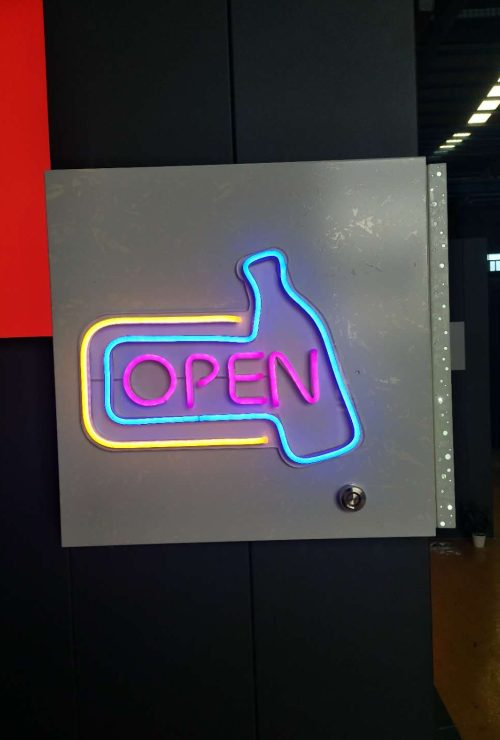 logo 3d podświetlane