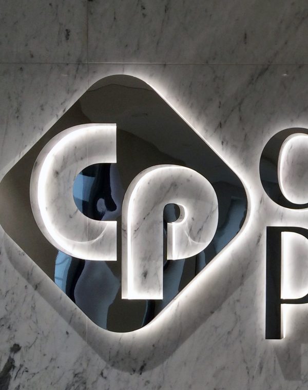 logo 3d podświetlane